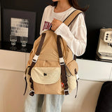 KYLETHOMASW  -  Women's Soft Big Cloth Backpacks New in Fashion Summer Backpack Girls School Book Bag Cute Travel Back Pack
