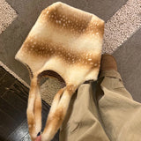 KYLETHOMASW  -  Korean Sweet Fluffy Shoulder Bags Fashion Y2k Aesthetic Casual Women's Handbags Trendy All Match Shopping Female Underarm Bag