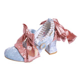 KYLETHOMASW  -  Lolita Elegant Heavywork Gorgeous Bridal High Heel Shoes New Ribbon Hymn Lolita Shoes lo Shoes
