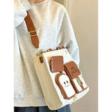 KYLETHOMASW  -  New Simple Shoulder Bag Cute Design Bags Class Diagonal Large Capacity Handbag Commuting 2025