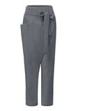KYLETHOMASW  -  Irregular Lace-Up Nine-Point Pants Casual Pants Women's
