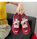 KYLETHOMASW  -  Women's Running Shoes 2025 New Mesh Breathable Casual Sneakers Lace Up Anti-Slip Retro Sports Shoes Versatile Low Top Sneakers