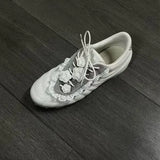 KYLETHOMASW  -  Women's Flat Bottom Deqin Shoes Leather Version Sporty Lace-Up Board Shoes Rubber Sole High Top Adult Footwear