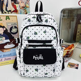 KYLETHOMASW  -  Strawberry Print Bag High Capaci Mochila Student Mochilas Mujer Lightweighte Portable Bolsas Popular Bags for Woman Backpack