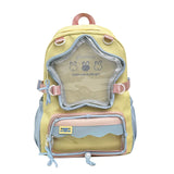 KYLETHOMASW  -  High Capacity School Backpack for Elementary Girls Cute Japanese Ins Style Double Shoulder Bag Breathable Nylon Urban Minimalist