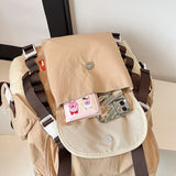 KYLETHOMASW  -  Women's Soft Big Cloth Backpacks New in Fashion Summer Backpack Girls School Book Bag Cute Travel Back Pack