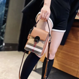 Kylethomasw Genuine Leather Casual Shoulder Bag 2024 New Ladies Lattice Luxury Crossbody Bag Fashion Trend Women Mobile Phone Bag