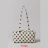 KYLETHOMASW  -  Nylon Bowler Bag, Regular Shoulder Bag, Top Handle Tote Bag with Key Leash, Simple Casual Commuter Work Bag, New Fashionable Han