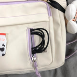 KYLETHOMASW  -  Kawaii Backpack Women Back Pack Cute Mochila Japanese High School Girls Backpack School Bags for Teenage Girls Multi Pockets Sac