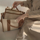 KYLETHOMASW  -  Korean Instagram Mommy Bag New Canvas One Shoulder Diagonal Straddle Bag Large Capacity Multi functional Mom and Baby Bag