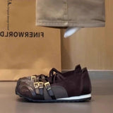 KYLETHOMASW  -  Autumn New Woman Causal Shoes Fashion Korean Style Soft Bottom Anti-slippery Versatile Princess Trend Catwalk Single Shoes