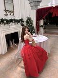 KYLETHOMASW  -  Vintage Red Midi Dress Women Party Prom Sexy Halter Bandage Dresses Summer Elegant Korean Backless Bodycon A Line Vestidos
