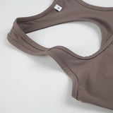 KYLETHOMASW  -  Basic Y-shaped backless square neck vest American street personality spicy girl women's solid color short top