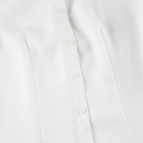 KYLETHOMASW  -  Solid Fashion Skinny Shirts Dresses Short Sleeves All-Match Office Lady Summer Causal Frocks