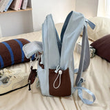 KYLETHOMASW  -  Sweet Love Heart Mochilas Mujer Simple Lightweighte Mochila Student Bag Korean Style Backpack Large Capacitybags for Woman