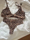 KYLETHOMASW  -  Lace Bra Set Woman Adjusted-strap Seamless Bras+Low Waist Panties Female Casual Simple Solid High Elasticity Lingerie Sets