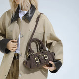 KYLETHOMASW  -  Small PU Leather Shoulder Bags for Women Luxury Designer Trend New Crossbody Bag Females Short Handle Handbags