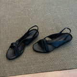 KYLETHOMASW  -  Pleated Women Flats Sandals Summer Slippers Casual Shoes 2025 New Beach Dress Shoes Walking Flip Flops Mujer Slides Sandalias