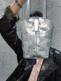 KYLETHOMASW  -  Silver Bags Summer 2025 New Embroidery Bag Niche Design Fashion Simple Small Girl Handbag