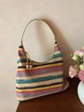 KYLETHOMASW  -  Fairy Core Rainbow Underarm Bag Women Vacation Sea Leisure Y2k Handbag Hot Girls Large Capacity Shoulder Bags Purse 2025