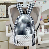 KYLETHOMASW  -  Women Teen Girls Plaid Backpack Cute Casual School Travel Daily Daypack Unbranded New Tend School Cute Travel Back Packs