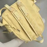 KYLETHOMASW  -  Kawaii Embroidered Ita Bag School Mochila Teenage Girls Backpack Students Commute Mochilas 2025 Portable Bags for Woman