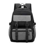 KYLETHOMASW  -  Multi-Compartment Student Backpack Large Capacity Wide Straps School Bag Lightweight Wear-resistant Children's Shoulder Backpack