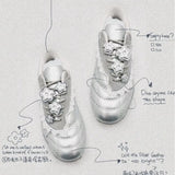 KYLETHOMASW  -  Luxury Designer Shoes for Women Retro Sneakers Lace Trim Flower Decoration Soft Sole Training Shoes New Cute Kawaii Casual Shoes