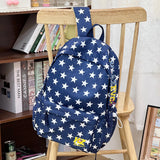 KYLETHOMASW  -  Teen Boys Girls Star Print Backpack New Fashion Large Capacity Casual School Travel Daily Daypack Female Travel Backpacks