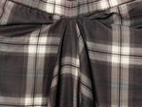 KYLETHOMASW  -  Retro Plaid Mini Skirt Women's New Design Casual Sexy High Waist Pleated Asymmetrical Midi Skirt Street Style Trendy