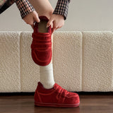 KYLETHOMASW  -  Platform Retro Women Winter New Versatile Round Head Comfortable Warm Sneakers