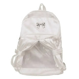 KYLETHOMASW  -  Large Capacity Doll Show Ita Mochila Transparent Mochilas Mujer Kawaii School Bag Student Bow Backpack Funny Nylon Bolsos