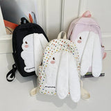 KYLETHOMASW  -  Cartoon Kawaii Cute Rabbit's Ears Backpack Casual High-capacity Y2k Simple Chic Backpacks All Match Backpacks for Women Students