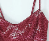 KYLETHOMASW  -  Sexy Women Leopard Print Sling Mini Dress Female Sleeveless V Neck A-line Summer Dresses Holiday Robe Short Vestidos
