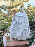 KYLETHOMASW  -  Drawstring Bow Mochila Outdoor Travel Backpack Large Capacity Bag Backpacks Lightweight Mochilas Mujer Student Bolsas Feminina
