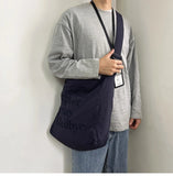 KYLETHOMASW  -  Men and Women Streetwear Travel Crossbody Bags Korean Letter Embroidery Y2k Handbags Trendy Casual All Match Shoulder Bag Women