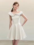 KYLETHOMASW  -  Summer Fashion Mini Dress Women Slim Fit Elegant Short Sleeves A Line Dresses French Chic Female Casual Sweet Cute Ladies Dress