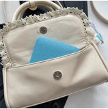 KYLETHOMASW  -  Sweet Lace Bow Bag Exquisite Shopper Bolsos mujer Crossbady Bags for Woman Teenage Girls Bolsa Versatile Bolsas Sac Femme