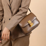 Kylethomasw Design Luxury BOX Cowhide High Quality Tofu Buns Bags Fashion Ladies Genuine Leather Single Shoulder Messenger Bag