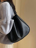 KYLETHOMASW  -  Business Tote Bag With Large Capacity For Commuting, Retro And High-End Texture Fashionable Versatile Shoulder Bag For Women