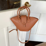KYLETHOMASW  -  Luxury Designer Shoulder Bag Large Capacity Fashion Handbag Trapezoid Top Handle Bag Fan-Shaped Bucket Bag for Women