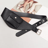 KYLETHOMASW  -  Korean Ins Niche Design Waist Bag Suede Belt Fashionable and Casual Waist Packs