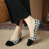 KYLETHOMASW  -  Retro Women's Shoes Exquisite Square Head Shallow High Heels for Woman Elegant French Casual Shoes Designer Shoes Zapatos Mujer