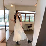 KYLETHOMASW  -  Strap Dress For Women With a Gentle Summer Temperament, Beach Vacation A-Line Long Dress