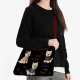 KYLETHOMASW  -  Japanese Sweet Kawaii Dog Print Shoulder Bags Luxury Y2k Aesthetic Letter Design Crossbody Handbags All Match Cute Underarm Bag