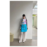 KYLETHOMASW  -  Designed Lace Mesh Pants Summer Thin Versatile Straight Pants High-waisted Hollow Floor-length Flared Trousers