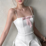 KYLETHOMASW  -  Summer Camis Skirt Women Two-Piece Set Sexy Sleeveless Strap Bodycon Camis Slim Lace Skirts Streetwear Partywear Sweet 2 Piece
