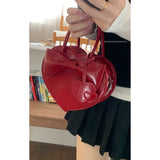 KYLETHOMASW  -  Fashion Sweet Bow Peach Heart Bag Versatile Crossbody Bags Korean Handbag for Women