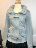 KYLETHOMASW  -  American Retro Gray Hoodie For Women With Vintage Design High-End And Fashionable Versatile Hoodie Temperament Socialite