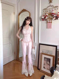 KYLTHOMASW  -  Pure Desire Hot Girl Little Waist French Style Polka Dot Slimming Chiffon Corset